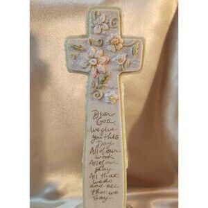 CROSS Enesco Foundations by Karen Hahn 2005 Cross Figurine #4001695